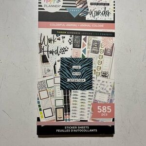 The Happy Planner Colorful Animal Sticker Book